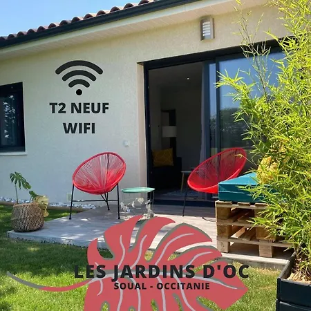 Les Jardins D'oc - Wifi, Terrasse Et Jardinet - T2 Neuf Soual