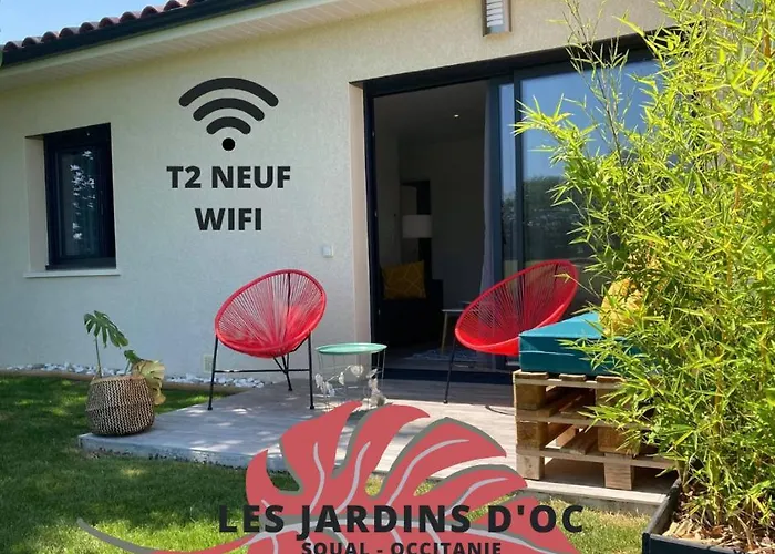 Les Jardins D'oc - Wifi, Terrasse Et Jardinet - T2 Neuf Soual